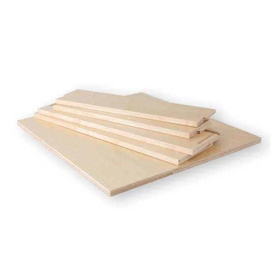 Custom Prefinished Birch Drawer Box 1/2" Inch Thick Sides and Bottom