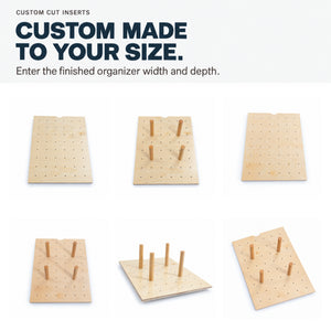 Custom Pegboard Drawer Insert