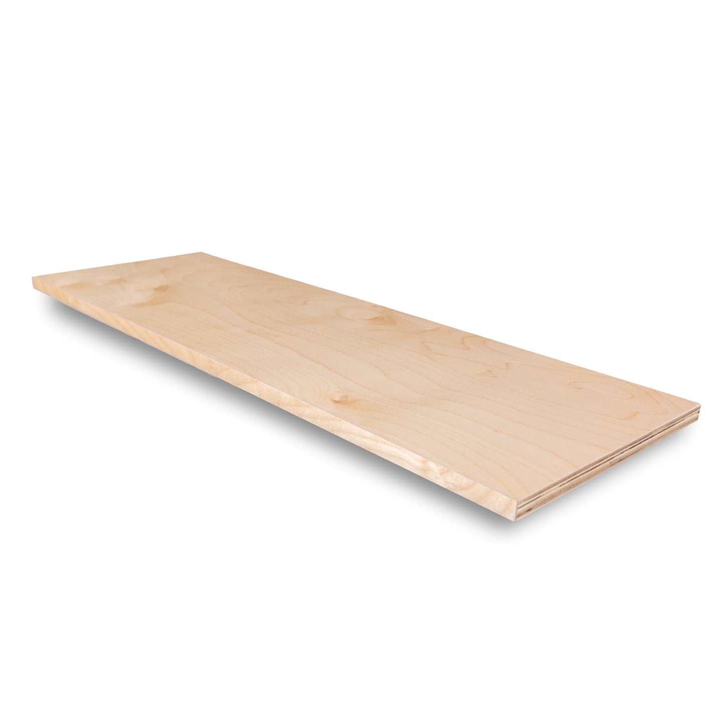 Custom Real Birch Shelf Cut to Order 3/4" Thick