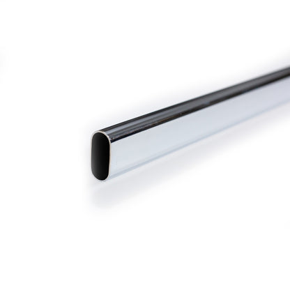 Custom Chrome Oval Closet Rod