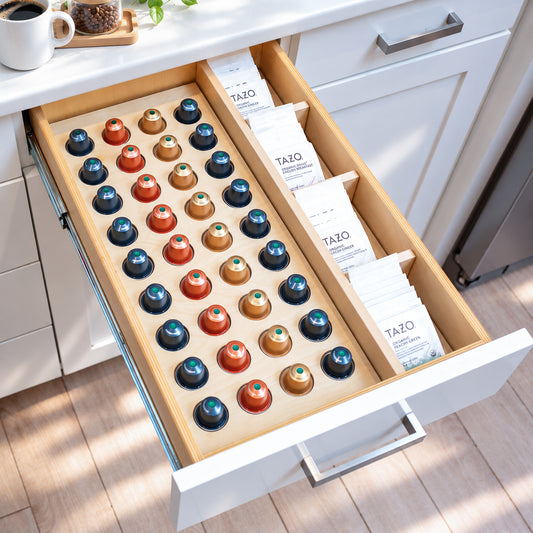 Custom Coffee Bar Drawer Organizer