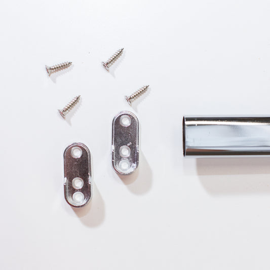 Custom Chrome Oval Closet Rod